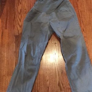 Gray ankle length maternity pants